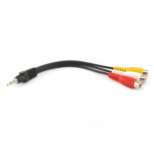 3.5MM AUDIO/VIDEO OUTPUT CABLE FOR RASPBERRY PI - FEMALE Product Pictures