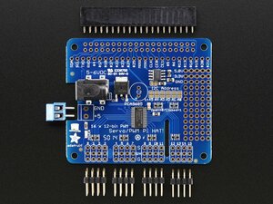 ADAFRUIT 16-CHANNEL PWM / SERVO HAT FOR RASPBERRY PI – MINI KIT Product Pictures