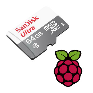 CLASS 10 MICROSD CARD WITH RASPBERRY PI OS (RASPBIAN) - 64GB Product Pictures