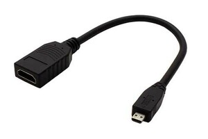MICRO HDMI MALE TO HDMI FEMALE ADAPTER CABLE Product Pictures