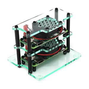 MINI CLUSTER CASE FOR RASPBERRY PI ZERO 2 (WITH FANS) Product Pictures