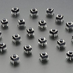 TACTILE BUTTON SWITCH (6MM) - 20 PACK Product Pictures